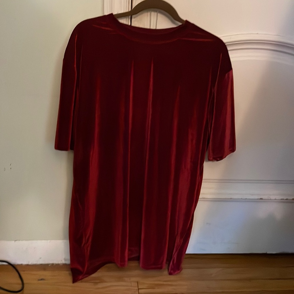 Red velvet t-shirt